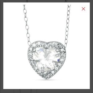 Heart shaped frame pendant